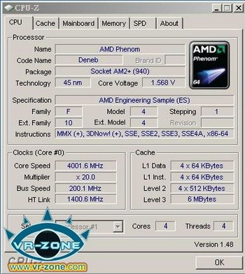 phenom II X4 940 Black edition at 4 Ghz